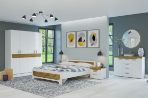 Шкаф 4-х створчатый Милана (Белый/Сосна Гранд) в Камышлове - kamyshlov.ok-mebel.com | фото 4