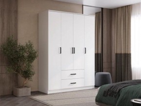 Шкаф 4-х створчатый Титан (белый) в Камышлове - kamyshlov.ok-mebel.com | фото 5