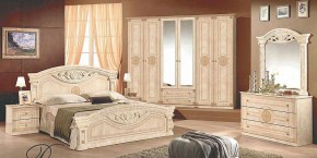 Шкаф 6-и дверный с зеркалами (02.146) Рома (беж) в Камышлове - kamyshlov.ok-mebel.com | фото 3