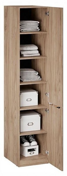 Шкаф для белья Глосс СМ-319.07.001 в Камышлове - kamyshlov.ok-mebel.com | фото 2