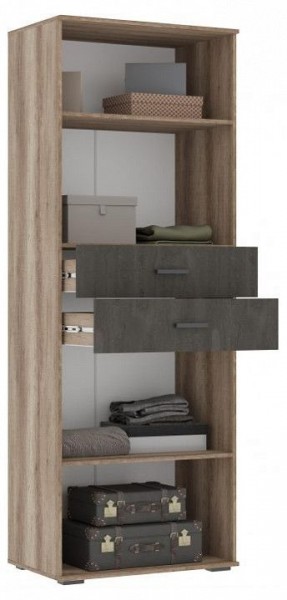 Шкаф для белья Паркинс в Камышлове - kamyshlov.ok-mebel.com | фото 2