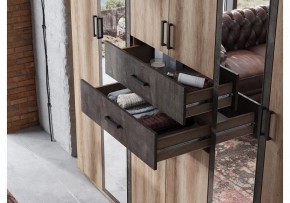 Шкаф для белья Паркинс в Камышлове - kamyshlov.ok-mebel.com | фото 5