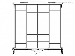 Шкаф для одежды Мокко ММ-316-01/04Б в Камышлове - kamyshlov.ok-mebel.com | фото 2