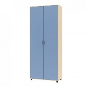 Шкаф для одежды Дельта-2 Дуб молочный/Голубой в Камышлове - kamyshlov.ok-mebel.com | фото