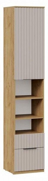 Шкаф комбинированный Хилтон Исп. 2 в Камышлове - kamyshlov.ok-mebel.com | фото 2