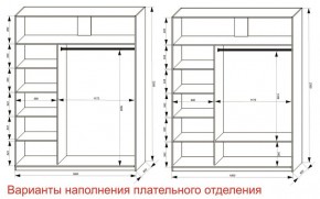 Шкаф-купе 1800 серии SOFT D8+D2+B2+PL4 (2 ящика+F обр.штанга) профиль «Графит» в Камышлове - kamyshlov.ok-mebel.com | фото 7