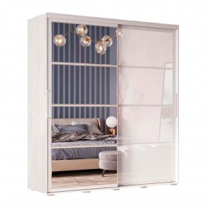 Шкаф-купе Крафт-6 1.6 м ШКК-06 (ясень белый) в Камышлове - kamyshlov.ok-mebel.com | фото 3
