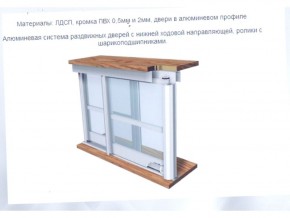 Шкаф-купе ШКО-3 2380 мм ЛДСП/ЛДСП/ЛДСП/ЛДСП в Камышлове - kamyshlov.ok-mebel.com | фото 6