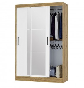 Шкаф-купе Тайм ШКК-03 (крафт/белый) в Камышлове - kamyshlov.ok-mebel.com | фото 2
