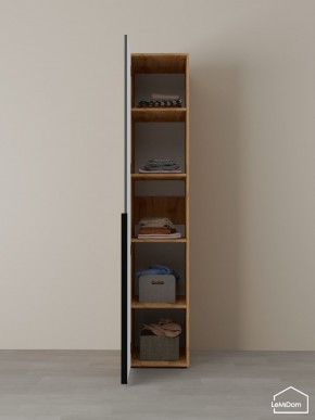 Шкаф Linnea MHR-1-2 2050х400х510 (ДВ-М 11.1.25) в Камышлове - kamyshlov.ok-mebel.com | фото 4