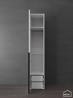 Шкаф Linnea MHR-1-3 2050х400х510 (Белый-М 11.1.2) в Камышлове - kamyshlov.ok-mebel.com | фото 6