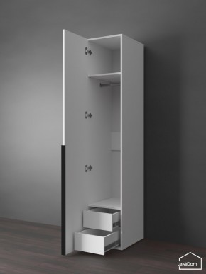 Шкаф Linnea MHR-1-3 2050х400х510 (Белый-М 11.1.2) в Камышлове - kamyshlov.ok-mebel.com | фото 7