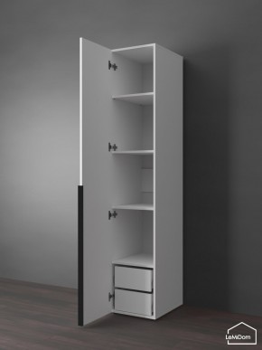 Шкаф Linnea MHR-1-3 2050х400х510 (Белый-М 11.1.2) в Камышлове - kamyshlov.ok-mebel.com | фото 5