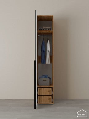 Шкаф Linnea MHR-1-3 2050х400х510 (ДВ-М 11.1.25) в Камышлове - kamyshlov.ok-mebel.com | фото 5