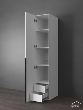 Шкаф Linnea MHR-1-4 2050х400х510 (Белый-М 11.1.1) в Камышлове - kamyshlov.ok-mebel.com | фото 6