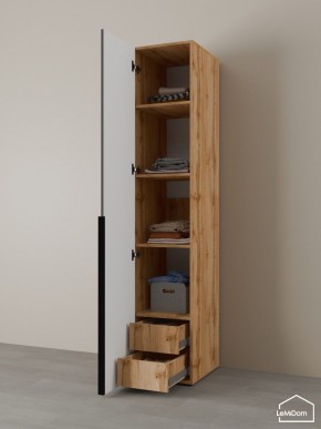 Шкаф Linnea MHR-1-4 2050х400х510 (ДВ-М 11.1.25) в Камышлове - kamyshlov.ok-mebel.com | фото 5