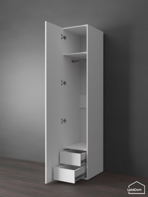 Шкаф Linnea MHR-1PO-3 2050х400х510 (Белый-М 11.1.1) в Камышлове - kamyshlov.ok-mebel.com | фото 5