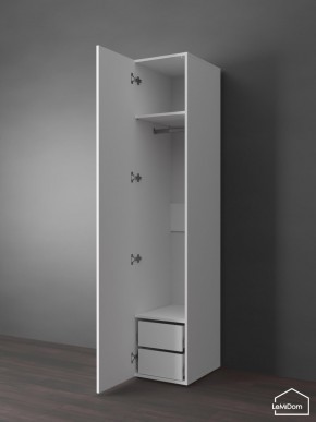 Шкаф Linnea MHR-1PO-3 2050х400х510 (Белый-М 11.1.2) в Камышлове - kamyshlov.ok-mebel.com | фото 4
