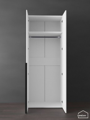 Шкаф Linnea MHR-2 2050х800х510 (Белый-М 11.1.2) в Камышлове - kamyshlov.ok-mebel.com | фото 4