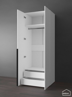 Шкаф Linnea MHR-2-3 2050х800х510 (Белый-М 11.1.2) в Камышлове - kamyshlov.ok-mebel.com | фото 5