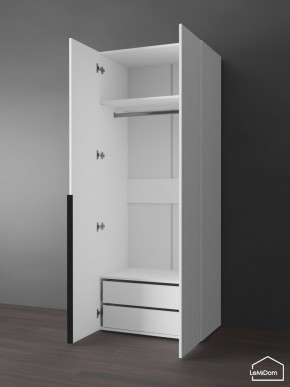 Шкаф Linnea MHR-2-3 2050х800х510 (Белый-М 11.1.2) в Камышлове - kamyshlov.ok-mebel.com | фото 6