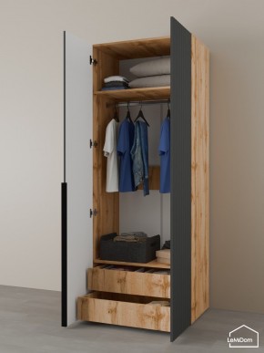 Шкаф Linnea MHR-2-3 2050х800х510 (ДВ-М 11.1.25) в Камышлове - kamyshlov.ok-mebel.com | фото 6