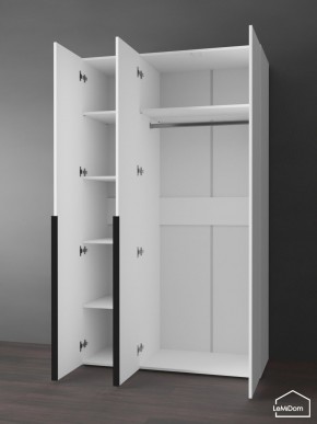 Шкаф Linnea MHR-3-1 2050х1200х510 (Белый-М 11.1.2) в Камышлове - kamyshlov.ok-mebel.com | фото 5