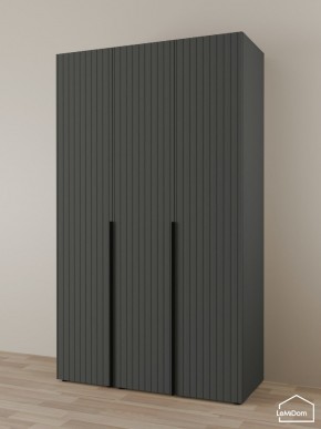 Шкаф Linnea MHR-3-1 2050х1200х510 (Графит-М 11.1.25) в Камышлове - kamyshlov.ok-mebel.com | фото