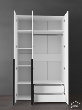 Шкаф Linnea MHR-3-2 2050х1200х510 (Белый-М 11.1.2) в Камышлове - kamyshlov.ok-mebel.com | фото 6