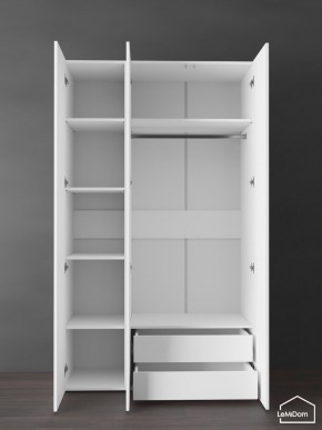 Шкаф Linnea MHR-3PO-2 2050х1200х510 (Белый-М 11.1.2) в Камышлове - kamyshlov.ok-mebel.com | фото 5