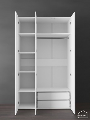 Шкаф Linnea MHR-3PO-2 2050х1200х510 (Белый-М 11.1.2) в Камышлове - kamyshlov.ok-mebel.com | фото 6