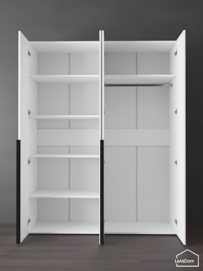Шкаф Linnea MHR-4-1 2050х1600х510 (Белый-М 11.1.2) в Камышлове - kamyshlov.ok-mebel.com | фото 4