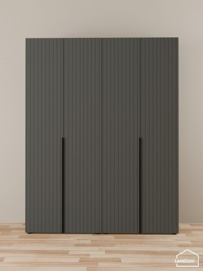 Шкаф Linnea MHR-4-2 2050х1600х510 (Графит-М 11.1.25) в Камышлове - kamyshlov.ok-mebel.com | фото