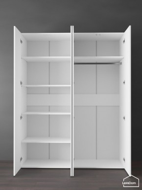 Шкаф Linnea MHR-4PO-1 2050х1600х510 (Белый-М 11.1.2) в Камышлове - kamyshlov.ok-mebel.com | фото 4