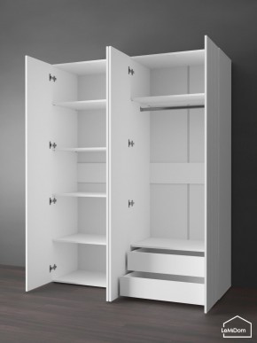 Шкаф Linnea MHR-4PO-2 2050х1600х510 (Белый-М 11.1.2) в Камышлове - kamyshlov.ok-mebel.com | фото 6
