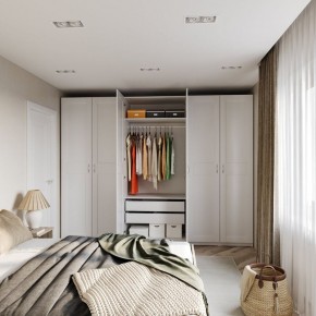 Шкаф МАКС двухстворчатый, цвет белый в Камышлове - kamyshlov.ok-mebel.com | фото 4