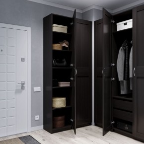 Шкаф МАКС однодверный узкий, цвет Дуб Венге в Камышлове - kamyshlov.ok-mebel.com | фото 4