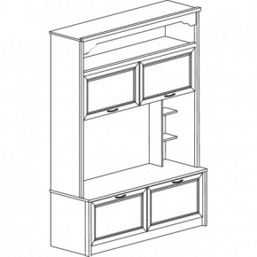 Шкаф многоцелевой №664 "Флоренция" Дуб оксфорд в Камышлове - kamyshlov.ok-mebel.com | фото 2