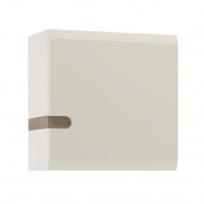 Шкаф навесной 1D/TYP 65, LINATE ,цвет белый/сонома трюфель в Камышлове - kamyshlov.ok-mebel.com | фото 2