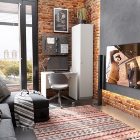 Шкаф ОРИОН однодверный, цвет белый в Камышлове - kamyshlov.ok-mebel.com | фото 4