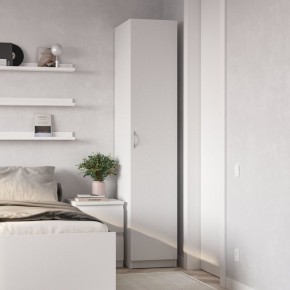 Шкаф ПЕГАС однодверный, цвет белый в Камышлове - kamyshlov.ok-mebel.com | фото 4