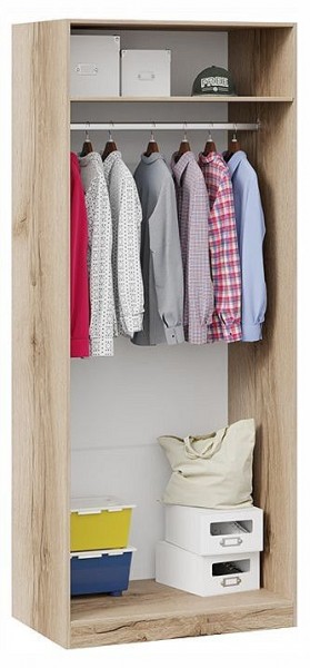 Шкаф платяной Фьюжн ТД-260.07.02 в Камышлове - kamyshlov.ok-mebel.com | фото 3