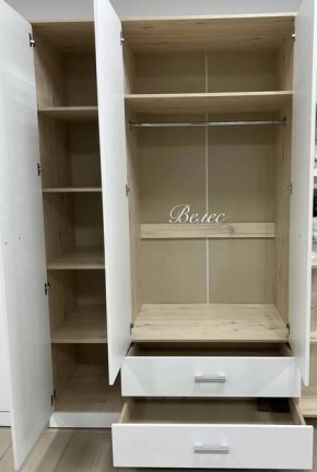 Шкаф "Милана" 3-х створчатый с 2 ящиками в Камышлове - kamyshlov.ok-mebel.com | фото 2