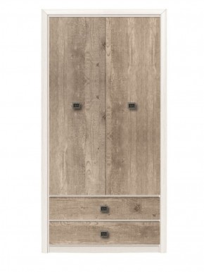 Шкаф REG2D2S (МС Коен) ясень снежный в Камышлове - kamyshlov.ok-mebel.com | фото
