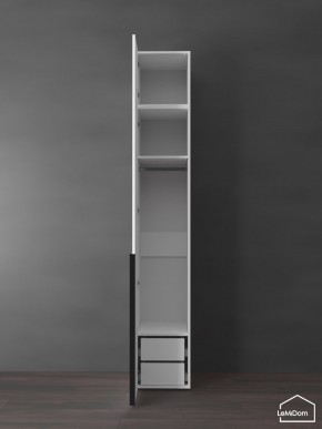 Шкаф с антресолью Linnea MHR-1A-3 2450х400х510 (Белый-М 11.1.2) в Камышлове - kamyshlov.ok-mebel.com | фото 5