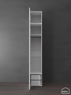 Шкаф с антресолью Linnea MHR-1POA-3 2450х400х510 (Белый-М 11.1.2) в Камышлове - kamyshlov.ok-mebel.com | фото 5