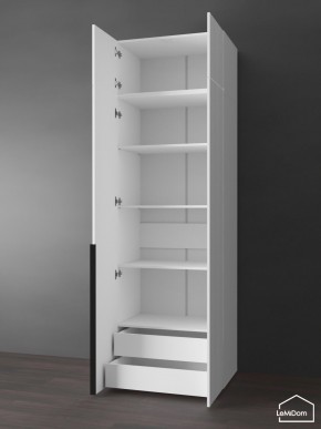 Шкаф с антресолью Linnea MHR-2A-4 2450х800х510 (Белый-М 11.1.1) в Камышлове - kamyshlov.ok-mebel.com | фото 5