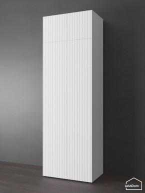 Шкаф с антресолью Linnea MHR-2POA-1 2450х800х510 (Белый-М 11.1.1) в Камышлове - kamyshlov.ok-mebel.com | фото