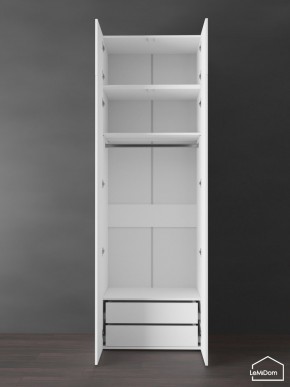 Шкаф с антресолью Linnea MHR-2POA-3 2450х800х510 (Белый-М 11.1.1) в Камышлове - kamyshlov.ok-mebel.com | фото 5
