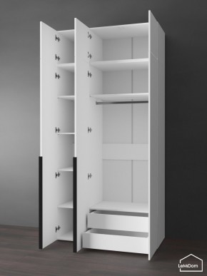 Шкаф с антресолью Linnea MHR-3A-2 2450х1200х510 (Белый-М 11.1.2) в Камышлове - kamyshlov.ok-mebel.com | фото 5